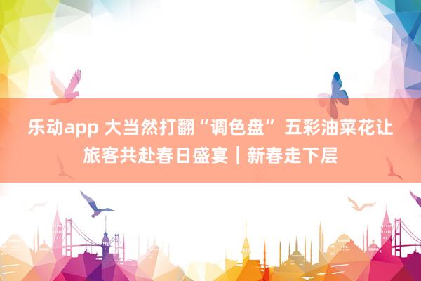 乐动app 大当然打翻“调色盘” 五彩油菜花让旅客共赴春日盛宴｜新春走下层